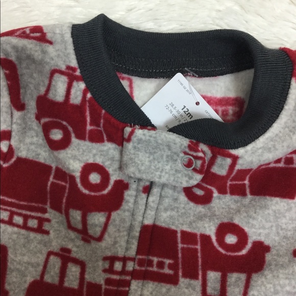 NWT fire truck fleece pajamas - Picture 4 of 5
